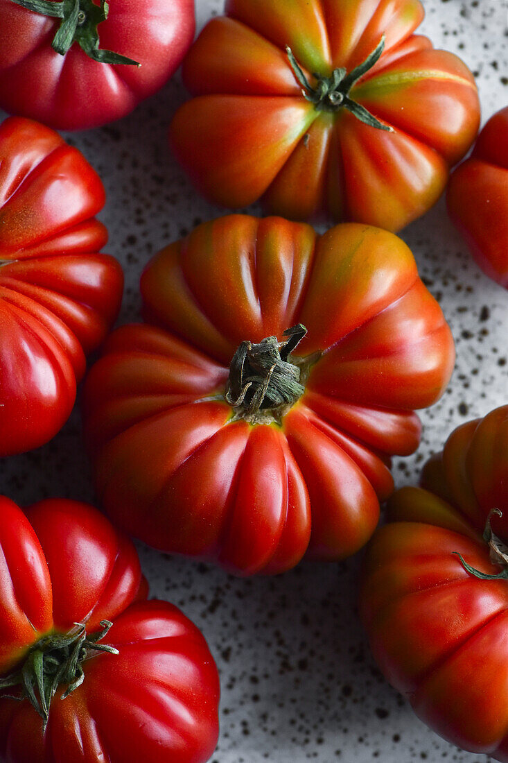 Frische Heirloom-Tomaten