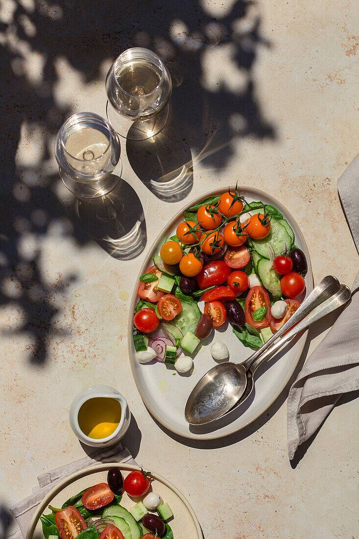 Greek summer salad