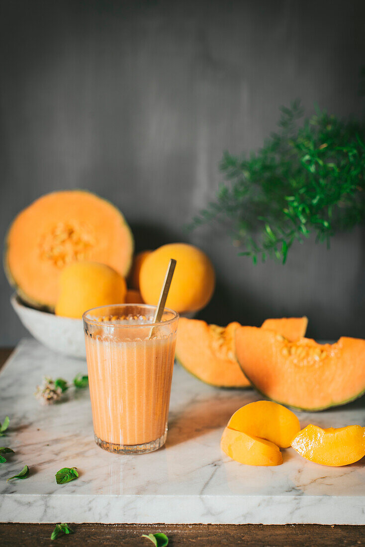 Honeydew melon smoothie