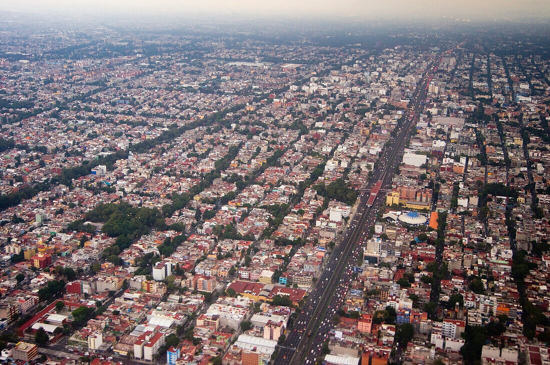 Mexico City from the air