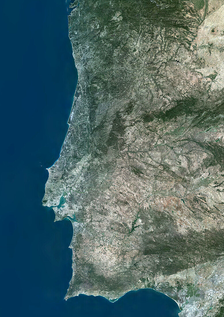 Portugal, satellite image
