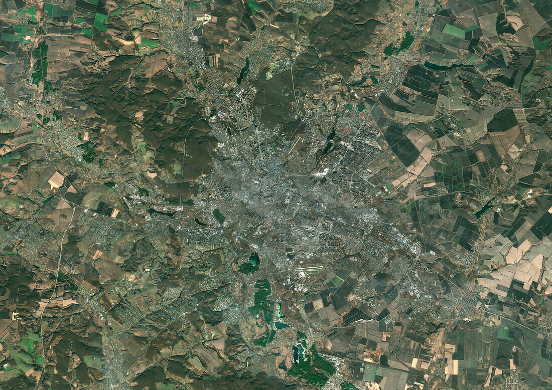 Kharkiv, Ukraine, satellite image