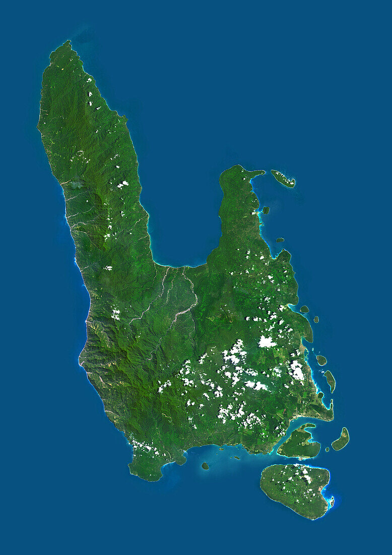 Sanma, Vanuatu, satellite image