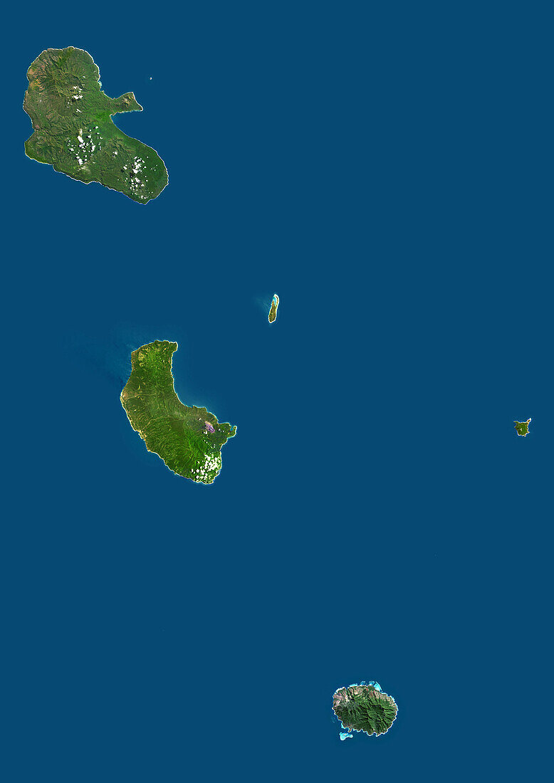 Tafea, Vanuatu, satellite image