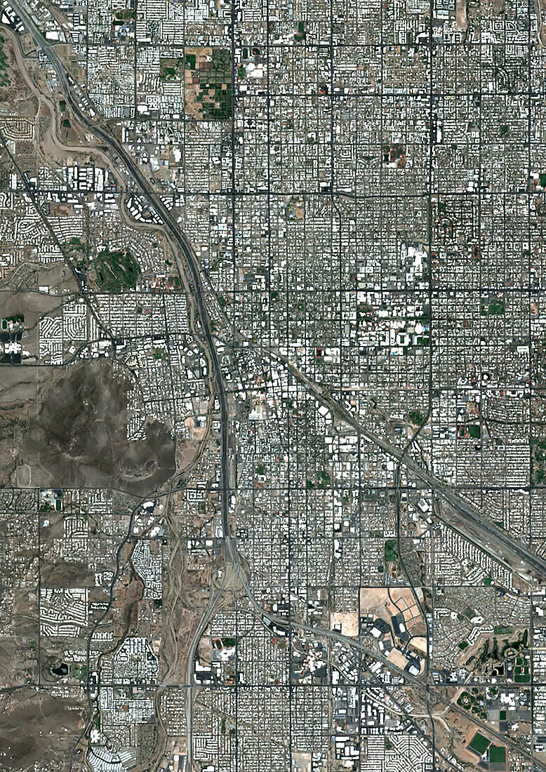 Tucson, Arizona, USA, satellite image