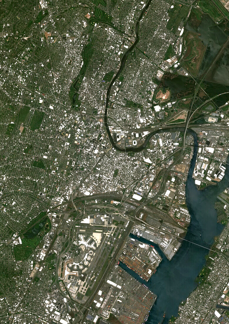 Newark, New Jersey, USA, satellite image