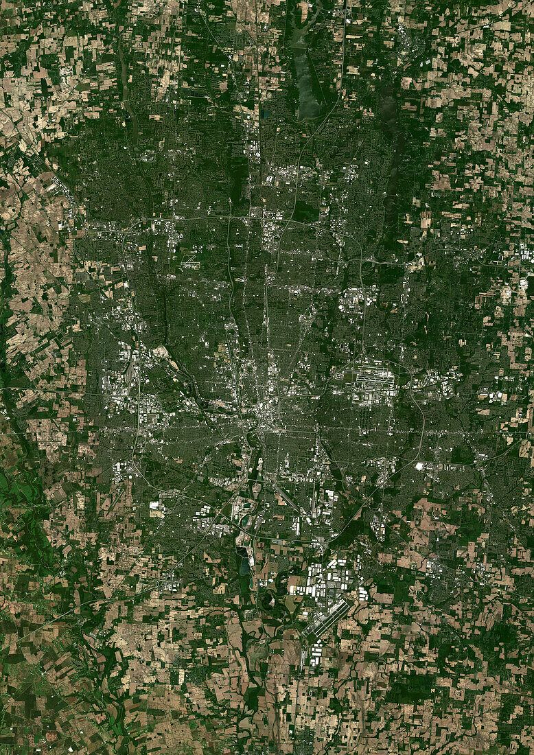 Columbus, Ohio, USA, satellite image