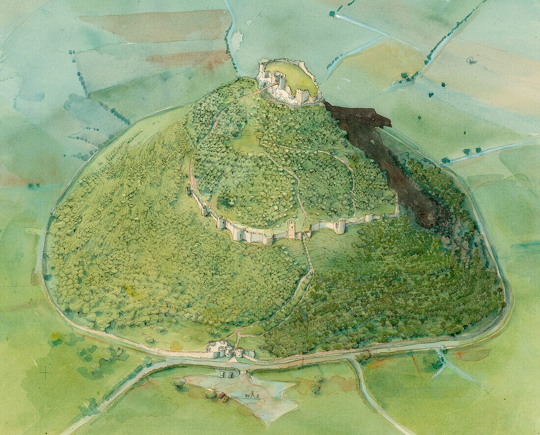 Beeston Castle, illustration