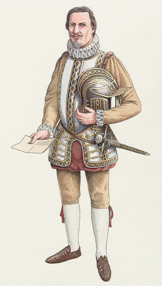 A Cornish gentleman c1600, illustration