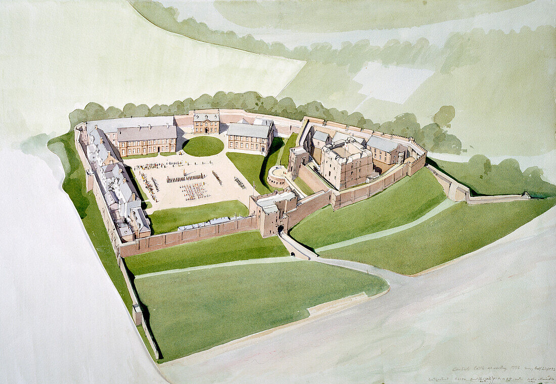 Carlisle Castle, illustration