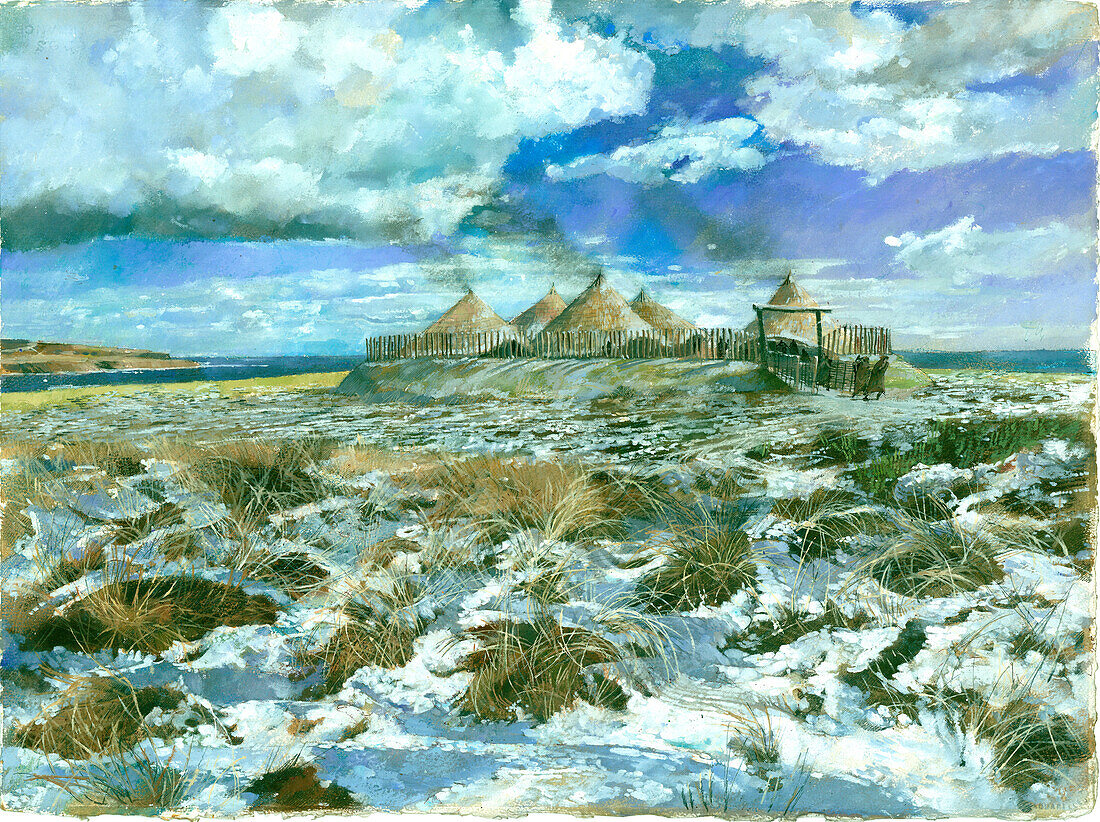 Scarborough Iron Age Settlement, illustration