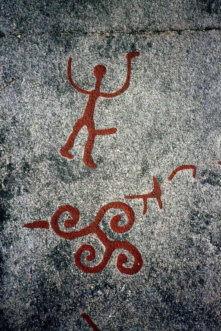 Bronze Age rock carvings, Aby, Ostergotland, Sweden