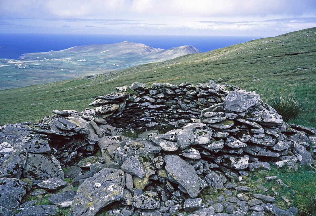 Remains of a beehive hut, Ireland