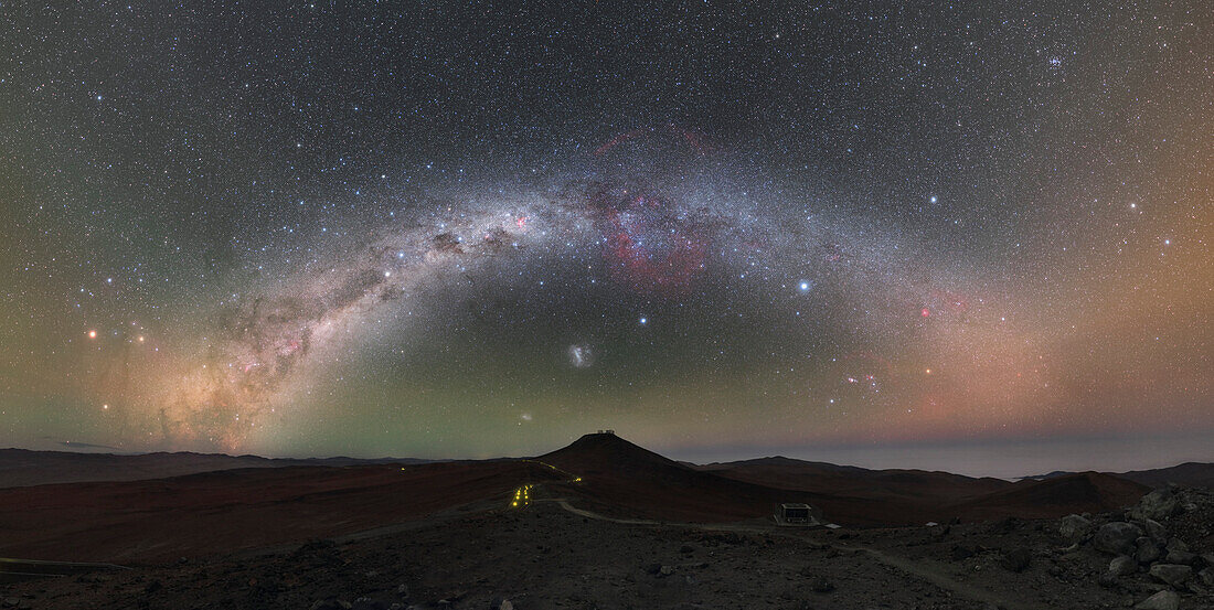 Paranal Observatory at night, Chile