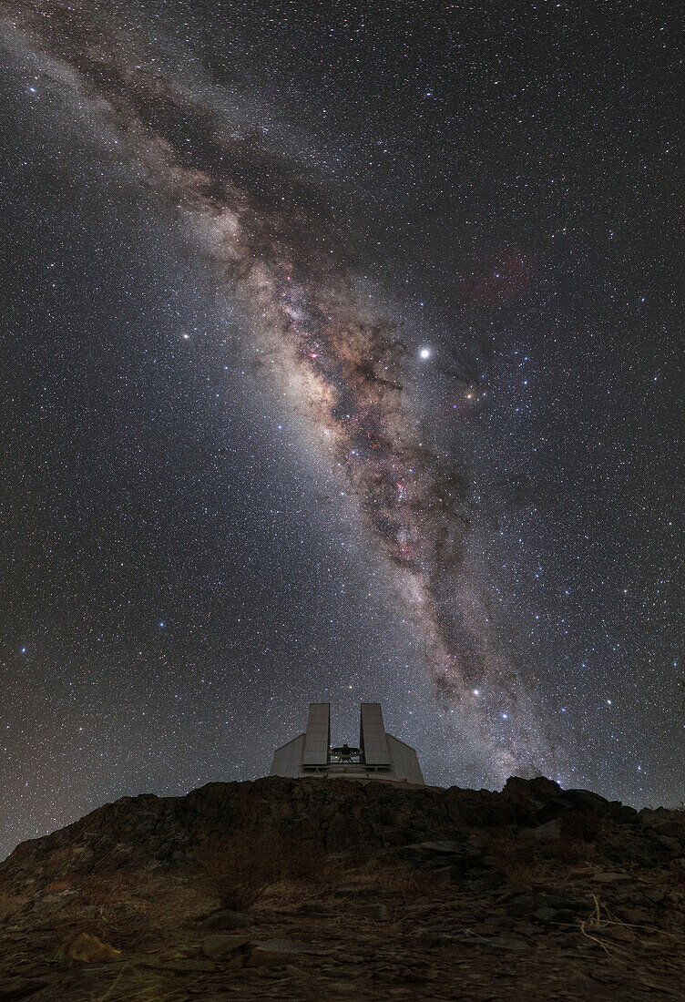 New Technology Telescope at night, Chile