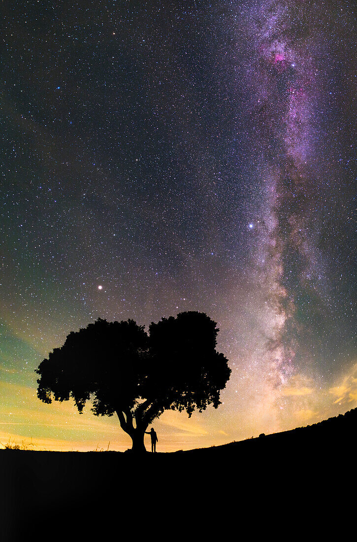Milky Way over Alqueva Reserve, Portugal