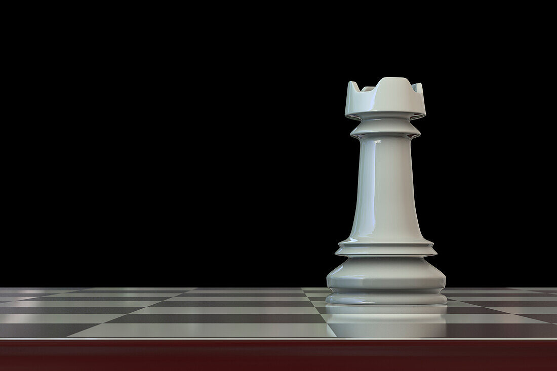Chess rook, illustration