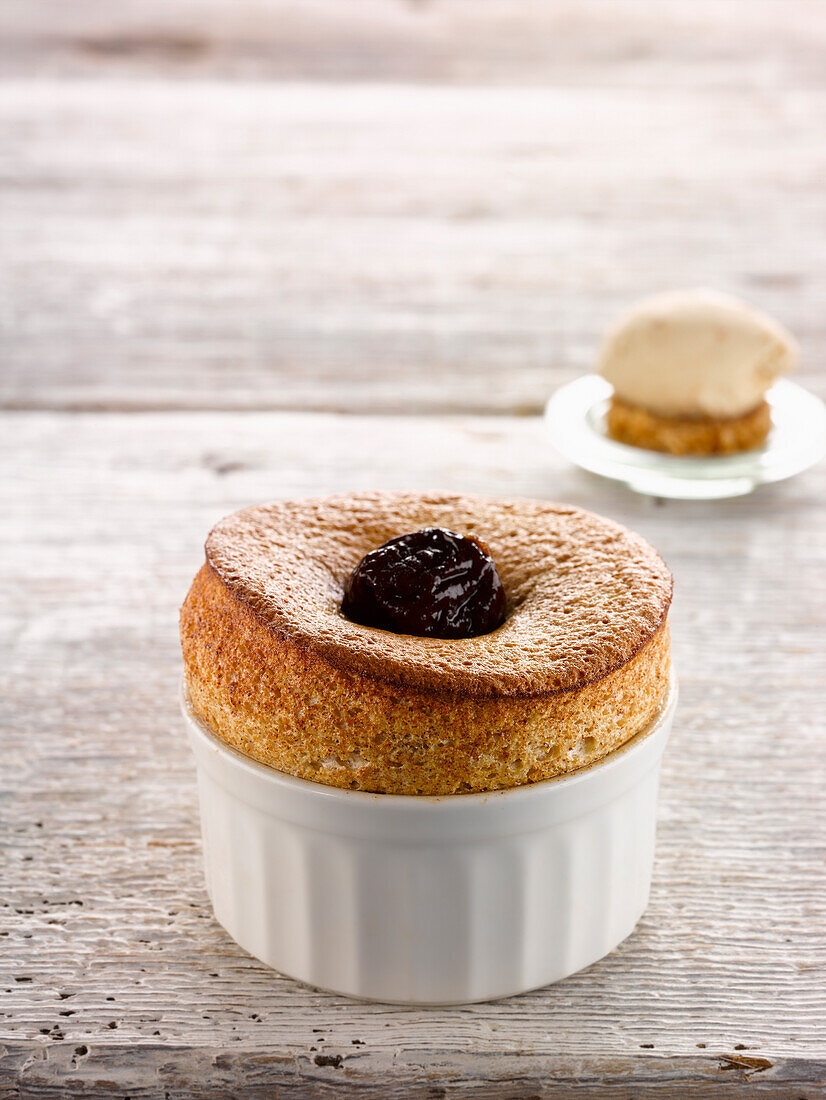 Cherry souffle