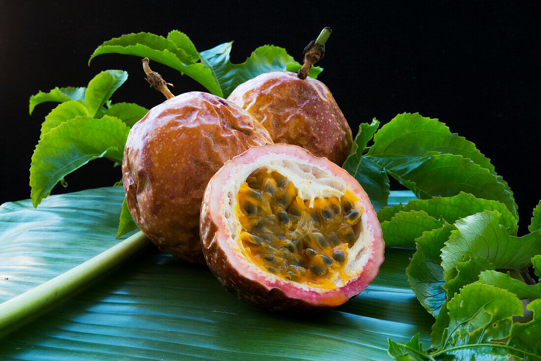 Fresh passion fruit