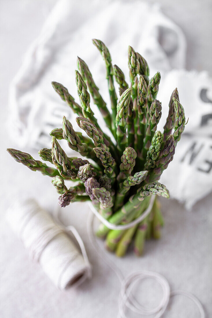 A bunch of fresh asparagus