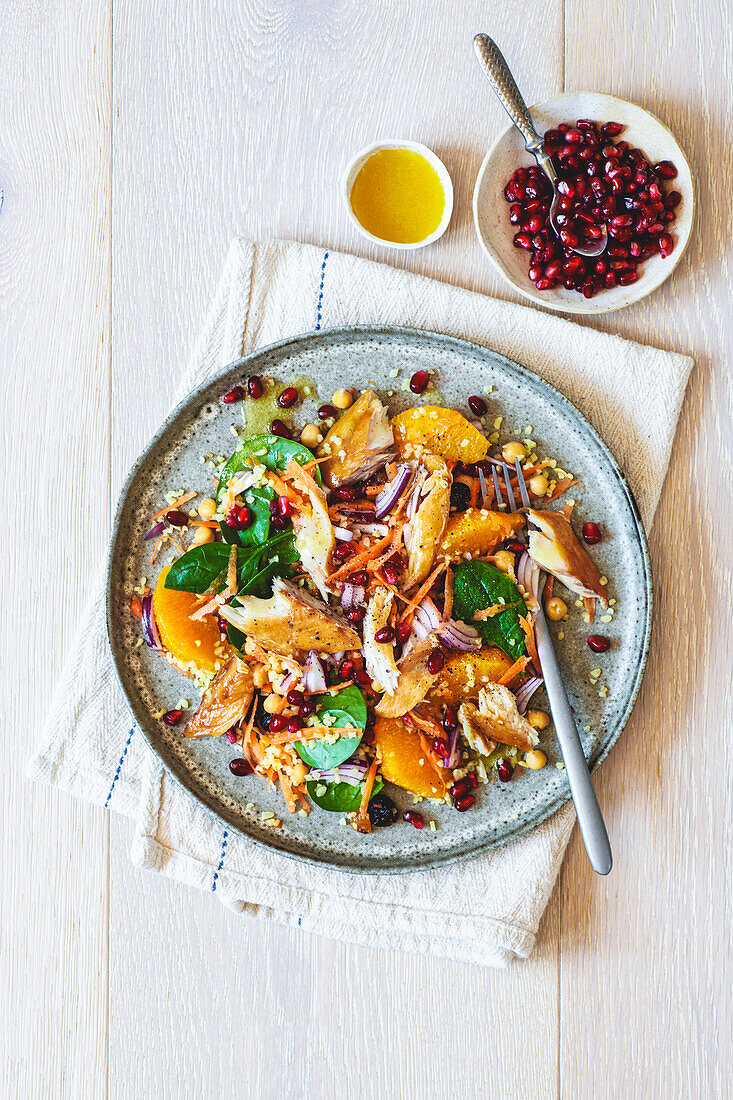 Marokkanischer Makrelen-Orangen-Salat