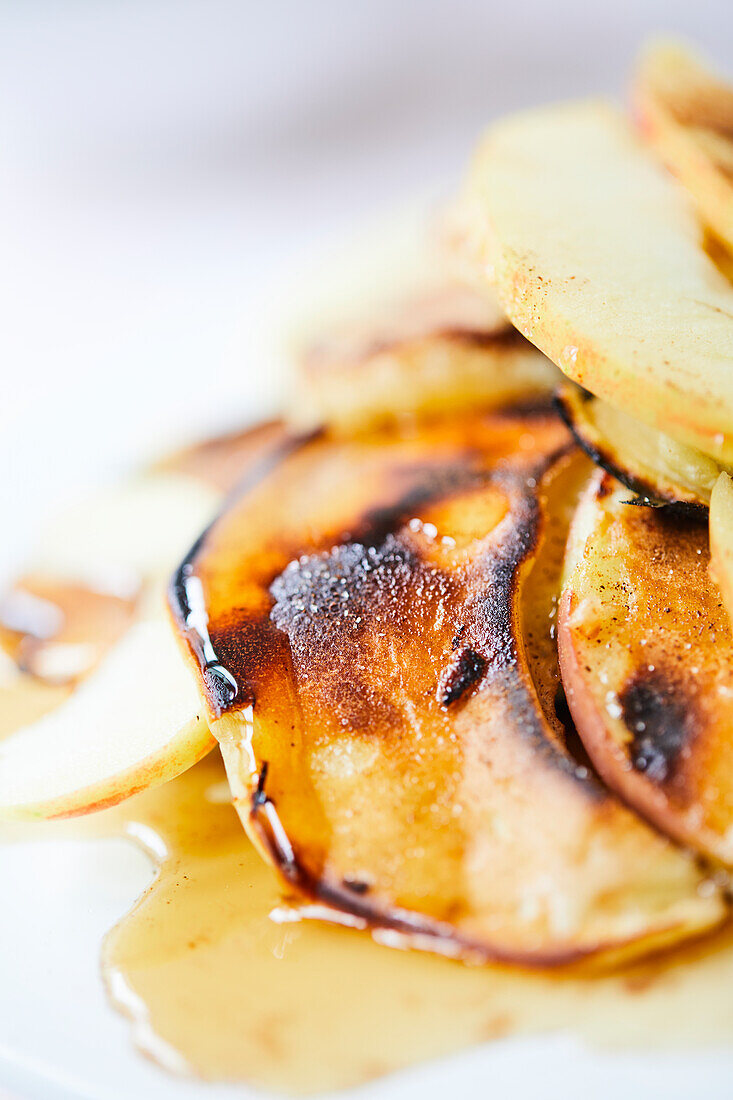 Pancakes with apples