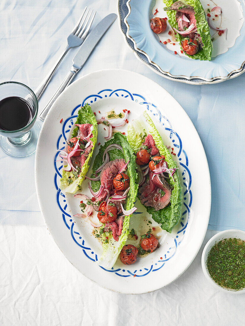 Gebratenes Rinderfilet mit Thai-Vinaigrette