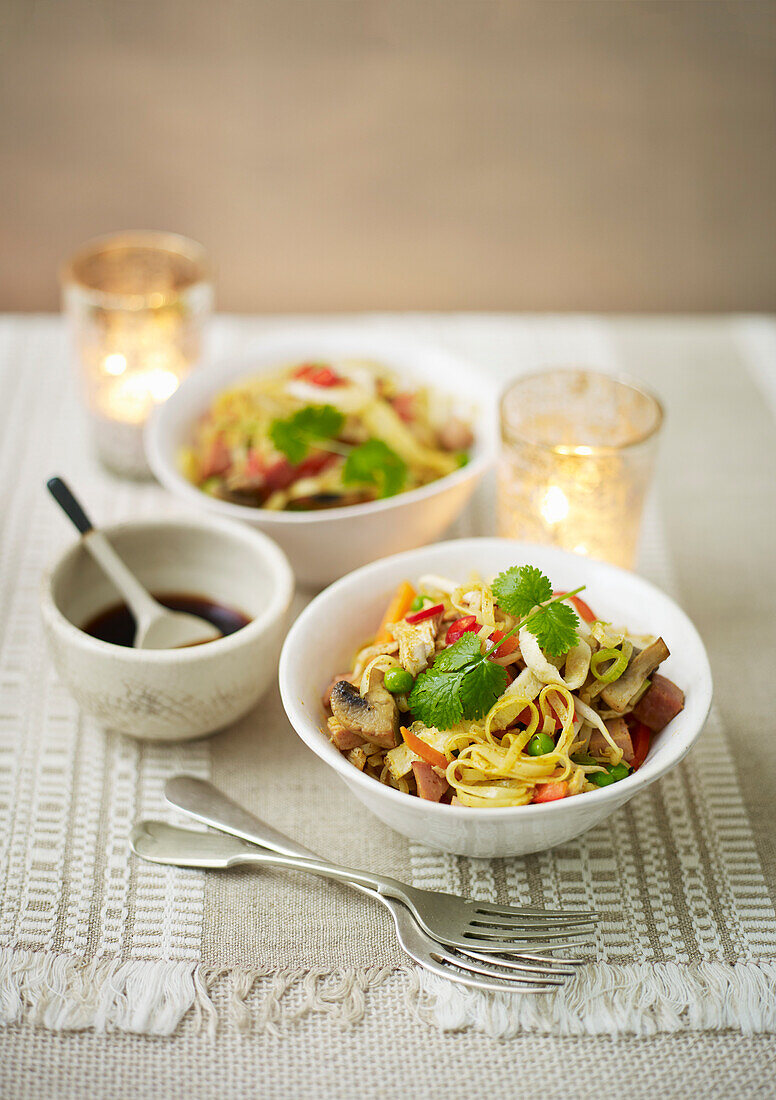 Asian noodle dish