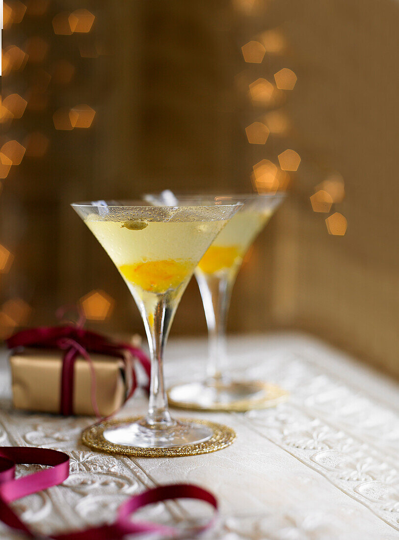 Bitter Orange Cardamom Martinis