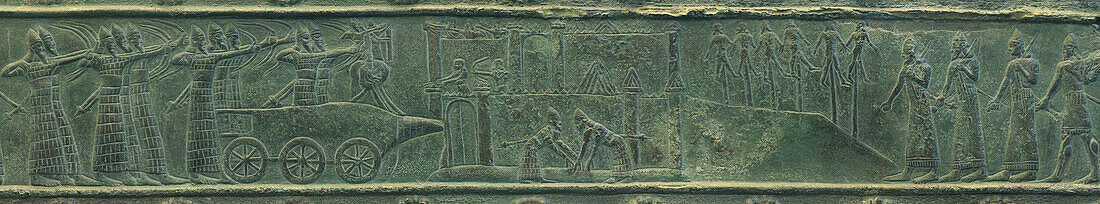 Assyrian Balawat Gates, embossed bronzes