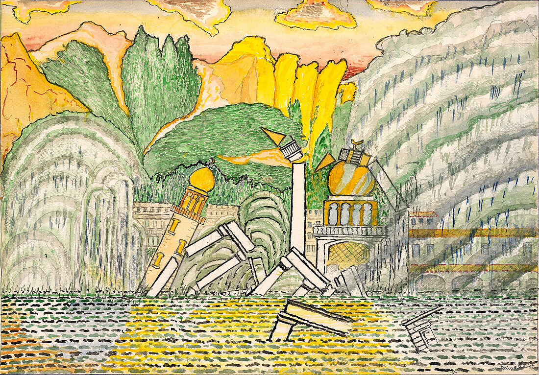 Destruction of Atlantis, illustration