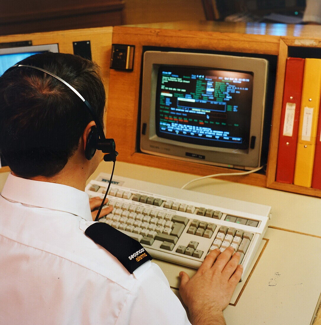 Securicor control room, UK