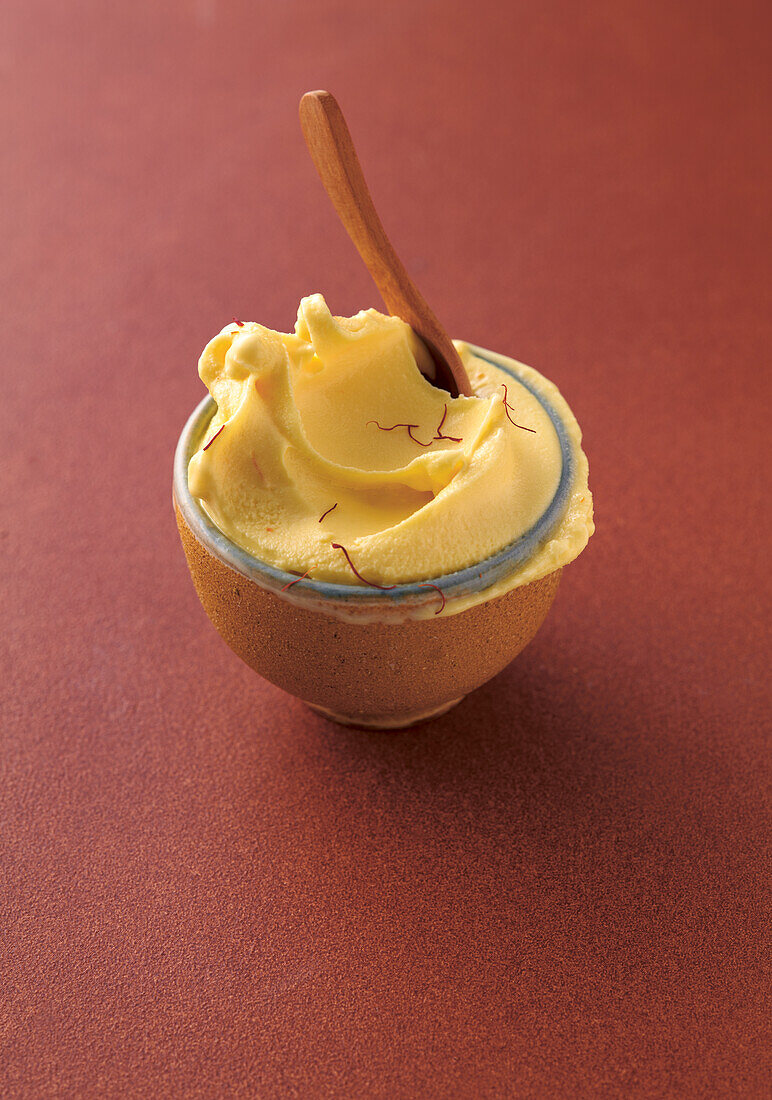 Gelato allo zafferone - saffron ice cream