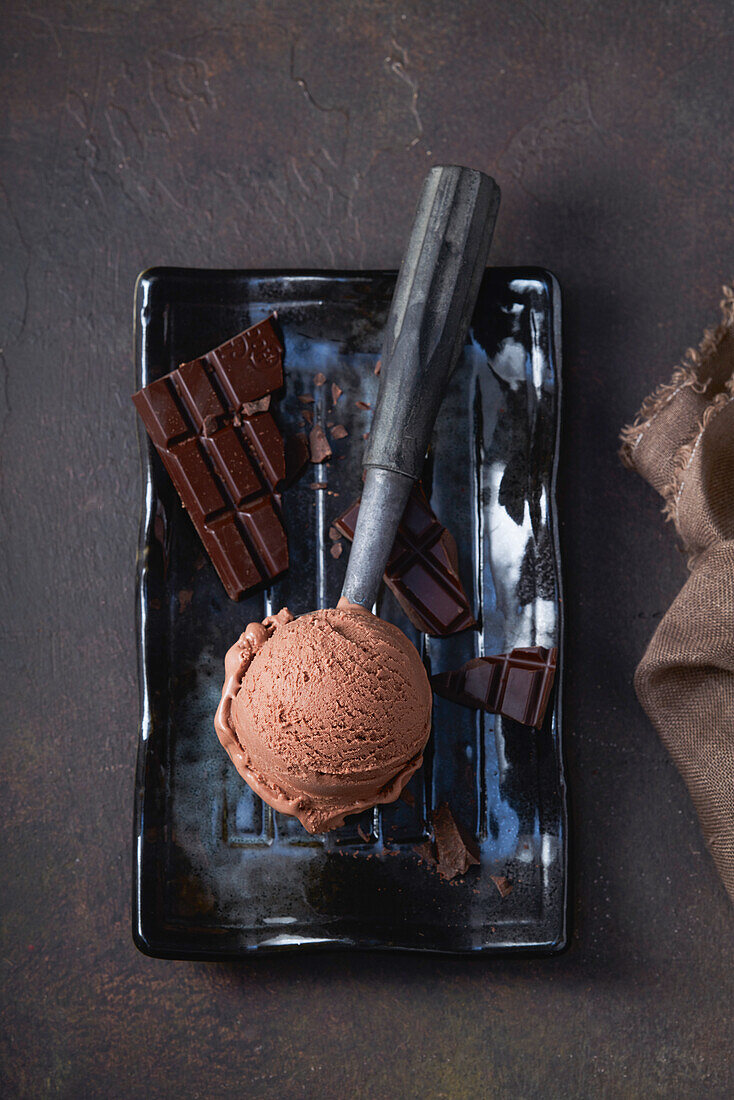 Eis mit Edelschokolade aus Peru