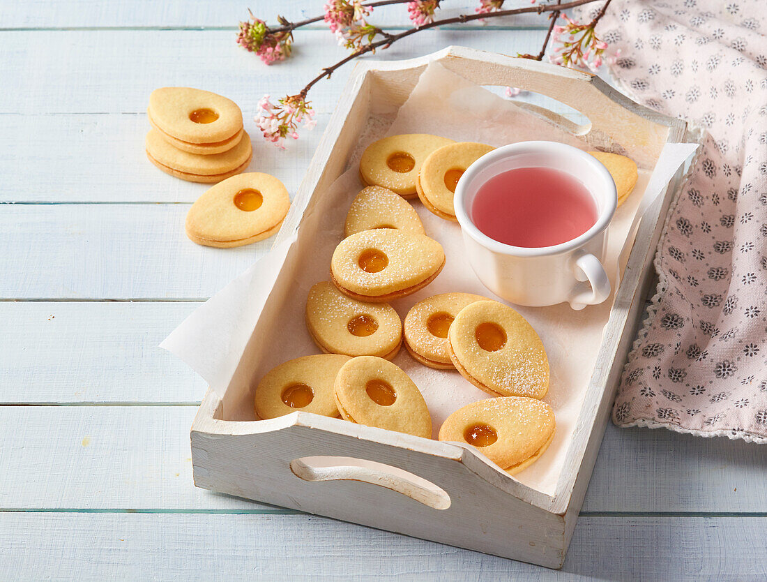 Linzer Ostereierplätzchen