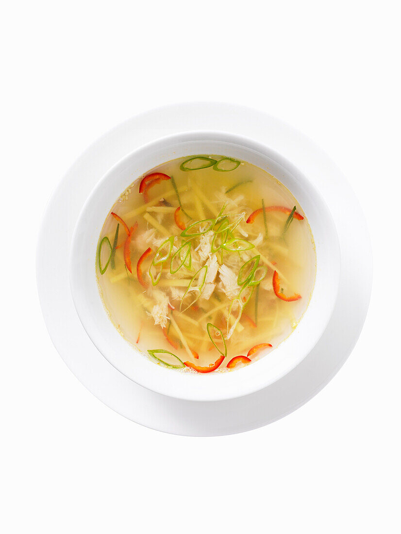 Hot and sour crab soup