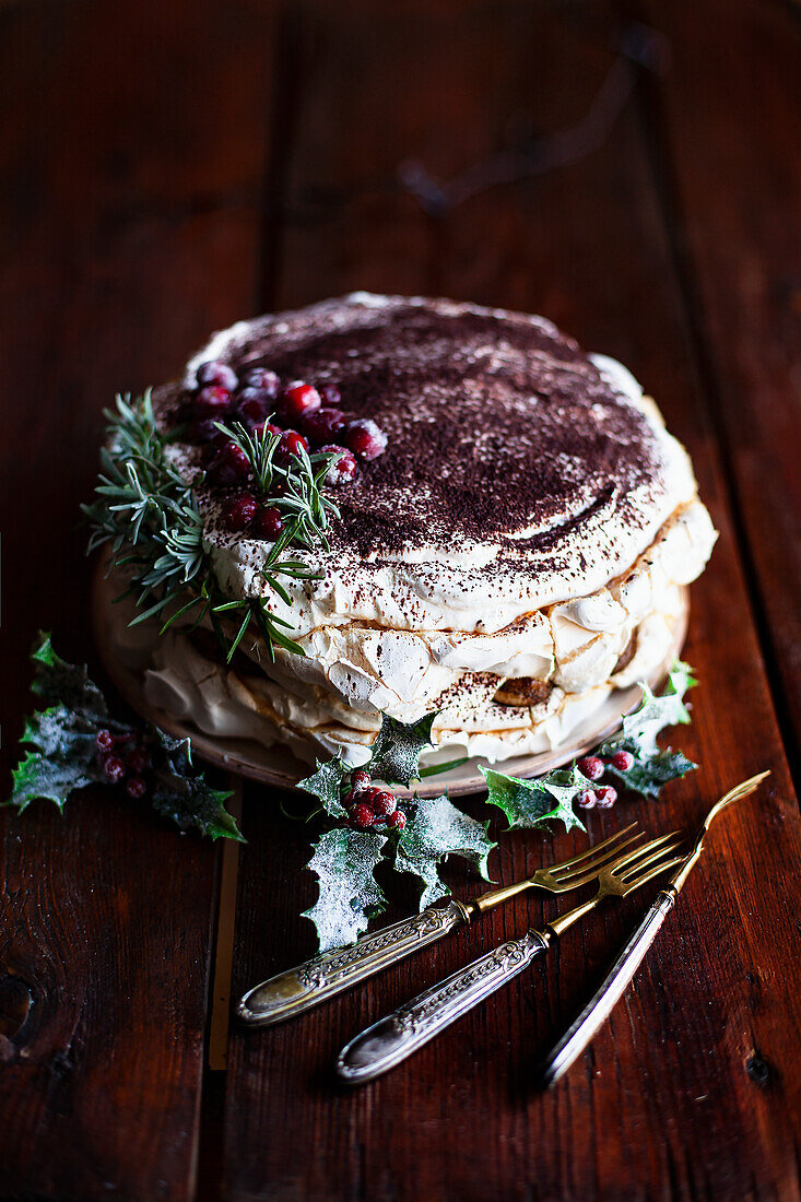 Pavlova at Christmas