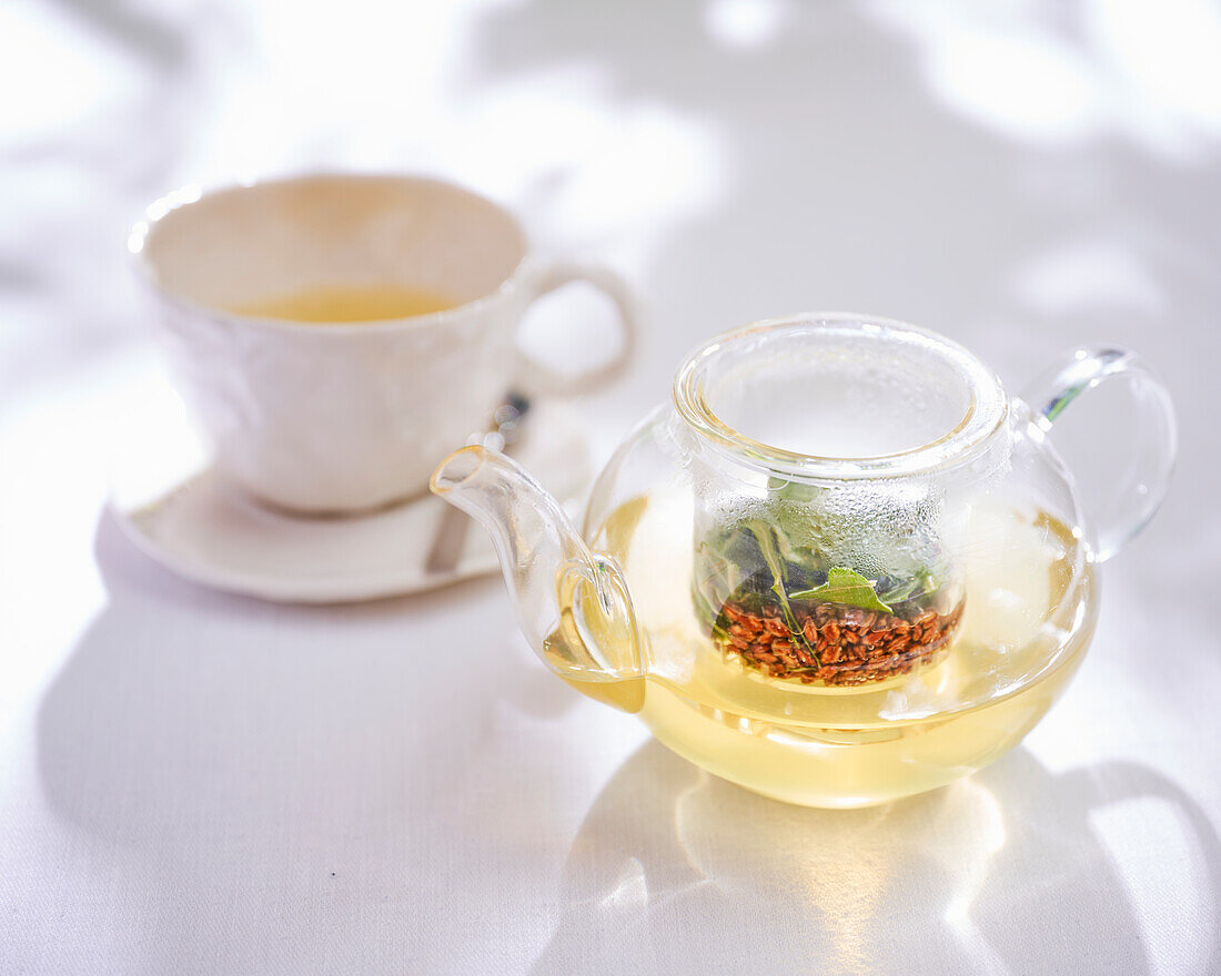 Homemade herbal tea