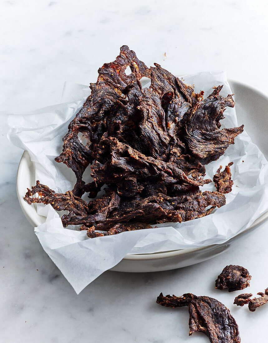 Beef jerky (Trockenfleisch vom Rind)