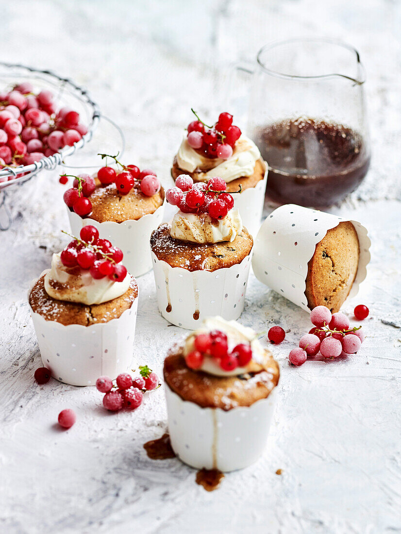 Chrismas fruit and spiced friands