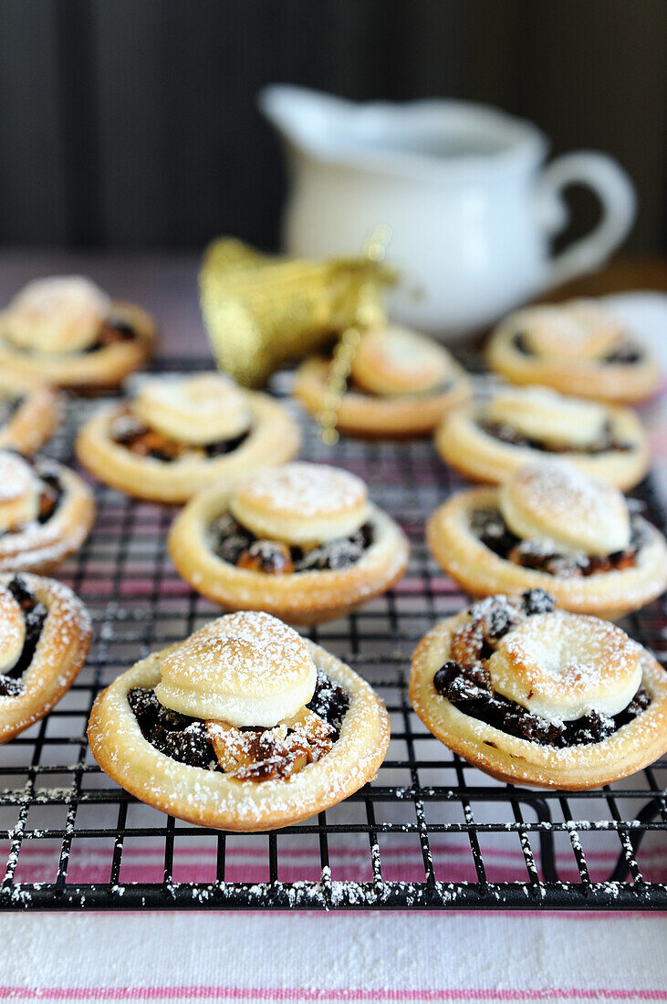 Traditional homemade mince pies