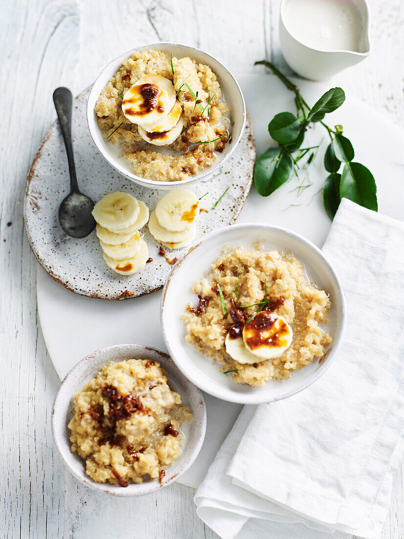 Coconut quinoa pudding