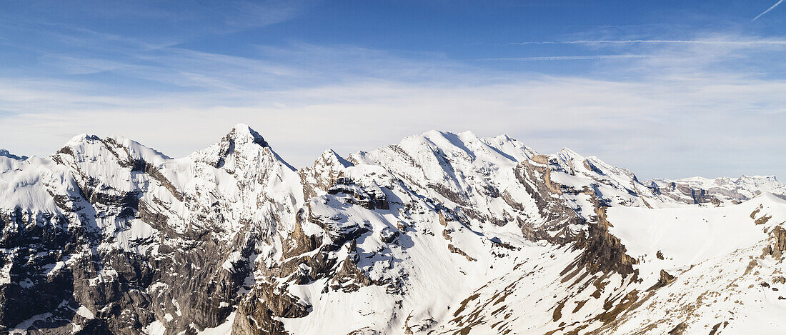 Blick vom Piz Gloria; Berner Oberland, Schweiz