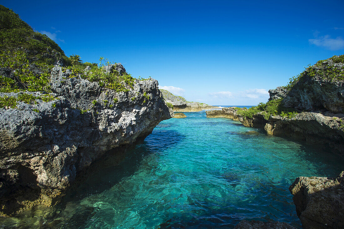 A Popular Swimming Spot On Niue Island; Niue