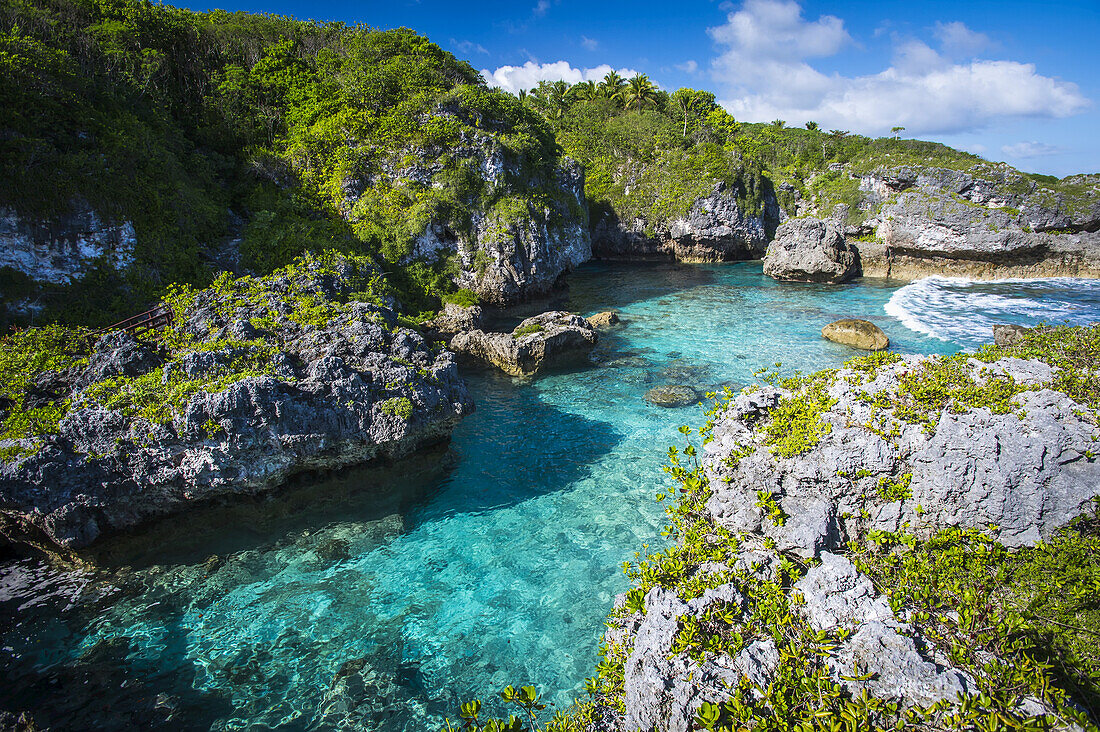 Ein beliebter Badeplatz auf der Insel Niue; Niue