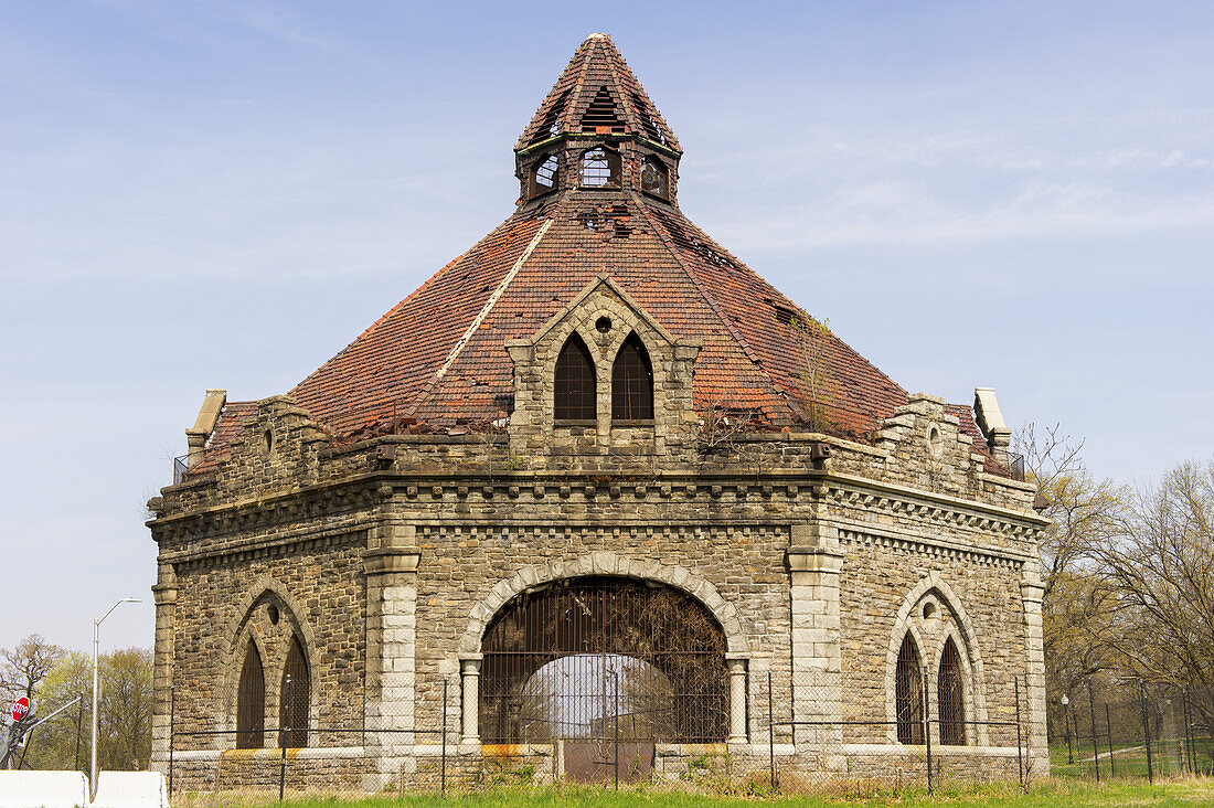 Lake Clifton Valve House, An Endangered Building; Baltimore, Maryland, United States Of America