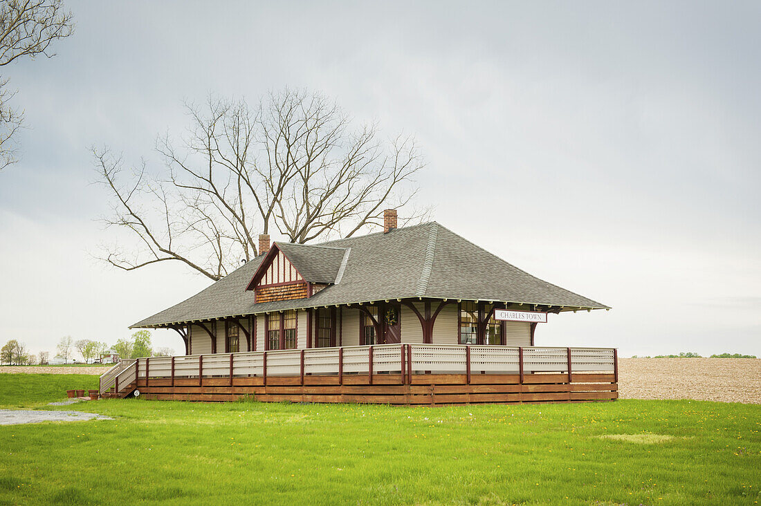 Historic Train Station; Charles Town, West Virginia, United States Of America