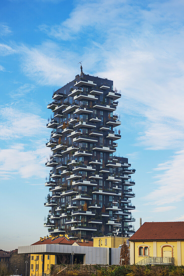 Luxusresidenzen, Bosco Verticale Tower; Mailand, Lombardei, Italien