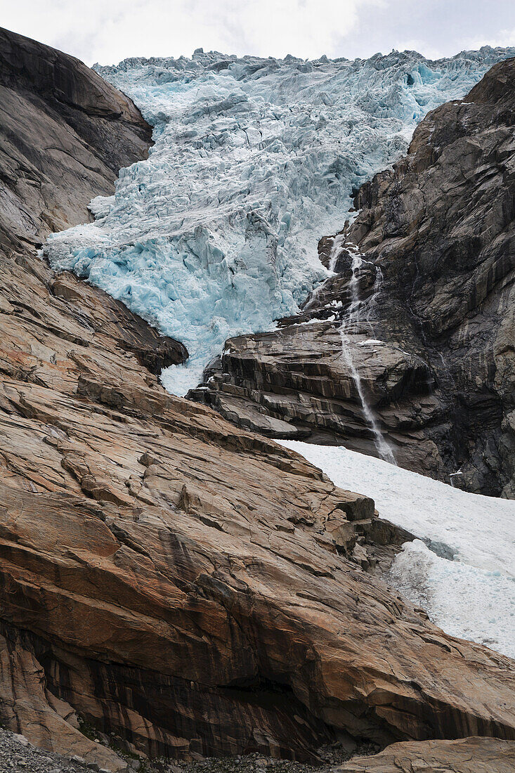 Briksdal Glacier, Near Olden; Olden, Sogn Og Fjordane, Norway