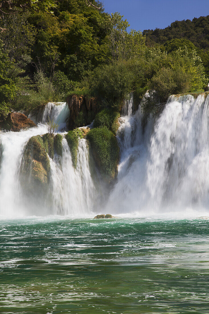 Wasserfälle im Krka-Nationalpark; Sibenik, Dalmatien, Kroatien